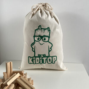 Illustration of the Kiditop board pack, wooden toys for children, Pack Cerf.